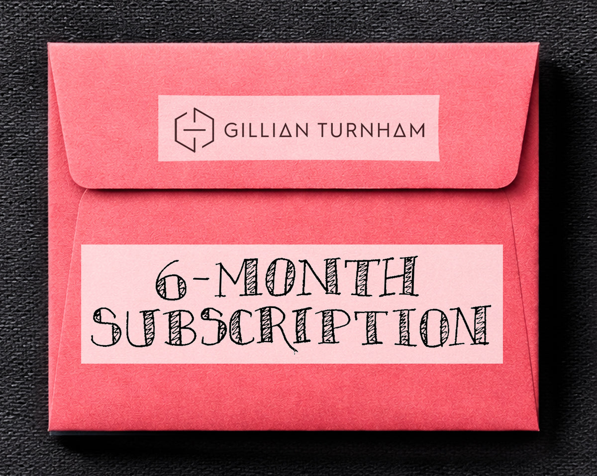 The Artist's Desk Collection : Gillian Turnham — 6 MONTH SUBSCRIPTION