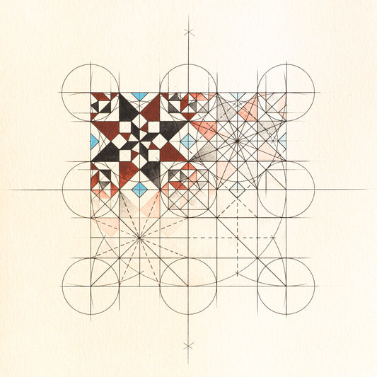 COMPASS ROSE - Fine Art Print by GIllian Turnham