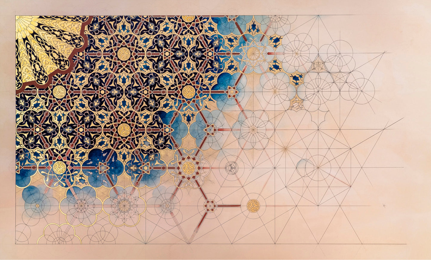 MAMLUK CEILING - Fine Art Print by Gillian Turnham